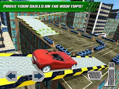 Roof Jumping Car Parking Games Screenshot 1