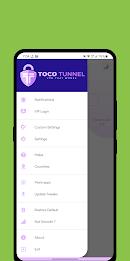 Toco Tunnel VPN Captura de pantalla 1