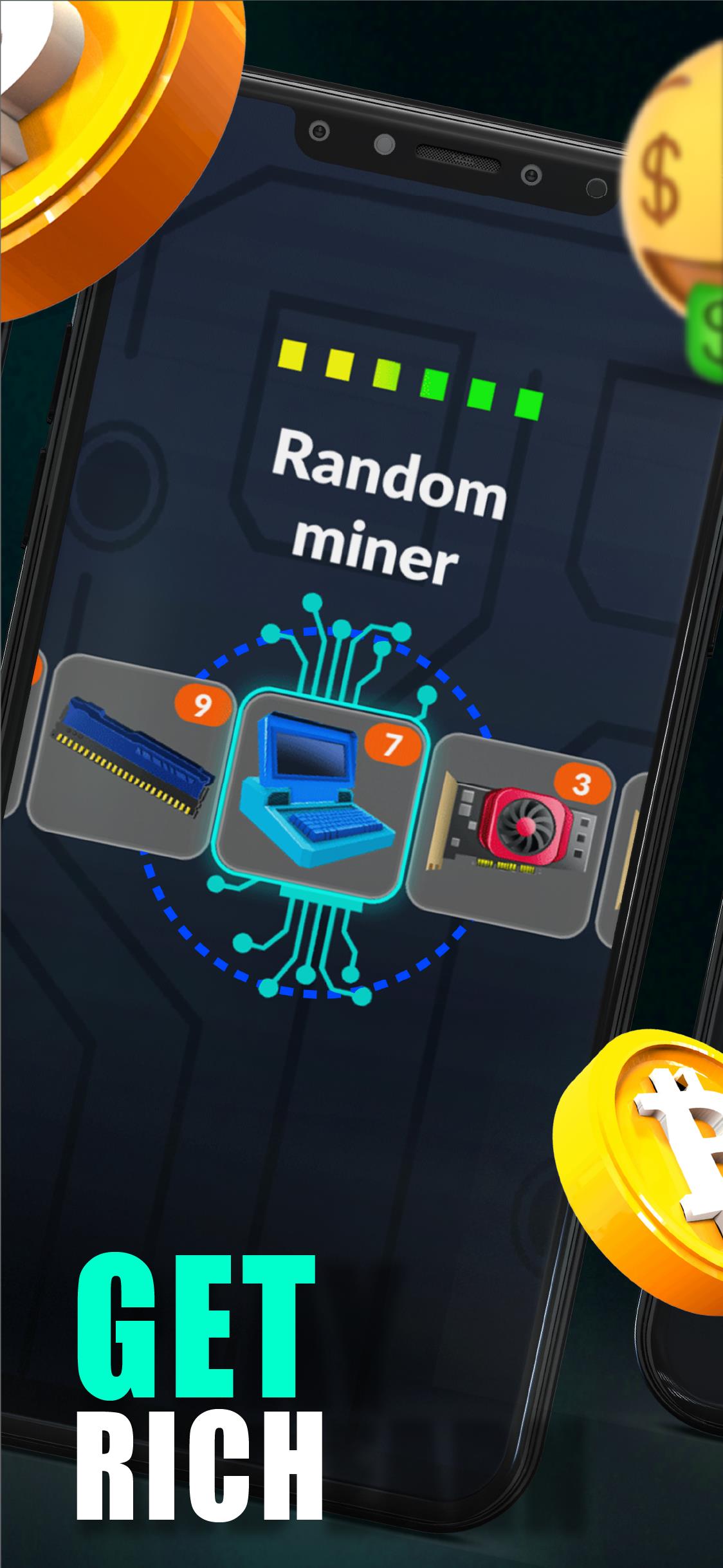 Merge Crypto Miner: Earn Money Captura de pantalla 1