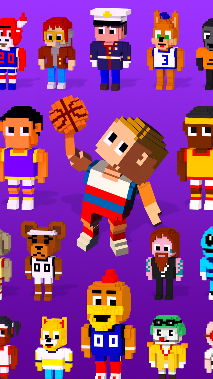 Blocky Basketball FreeStyle Ekran Görüntüsü 3