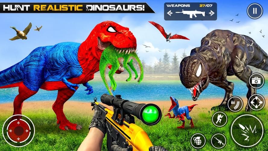 Dinosaur Hunting Gun Games應用截圖第2張