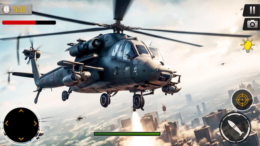 Gunship Battle Offline Game Tangkapan skrin 3