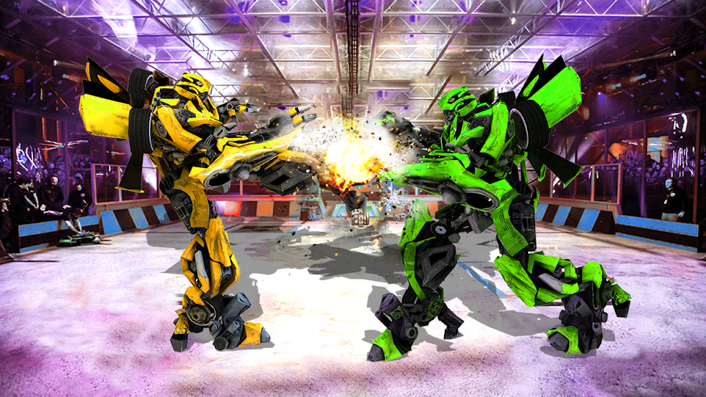 Futuristic Robot City Fighting 3D Game Zrzut ekranu 0