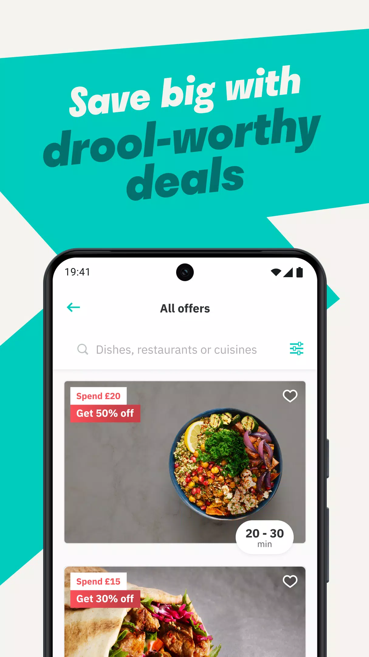 Deliveroo : livraison de repas Capture d'écran 2