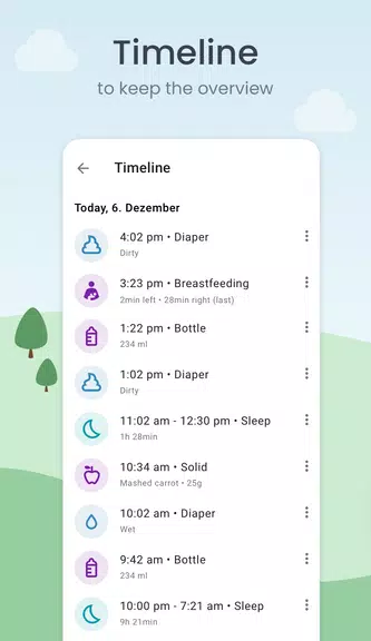 Baby Tracker: Sleep & Feeding應用截圖第2張