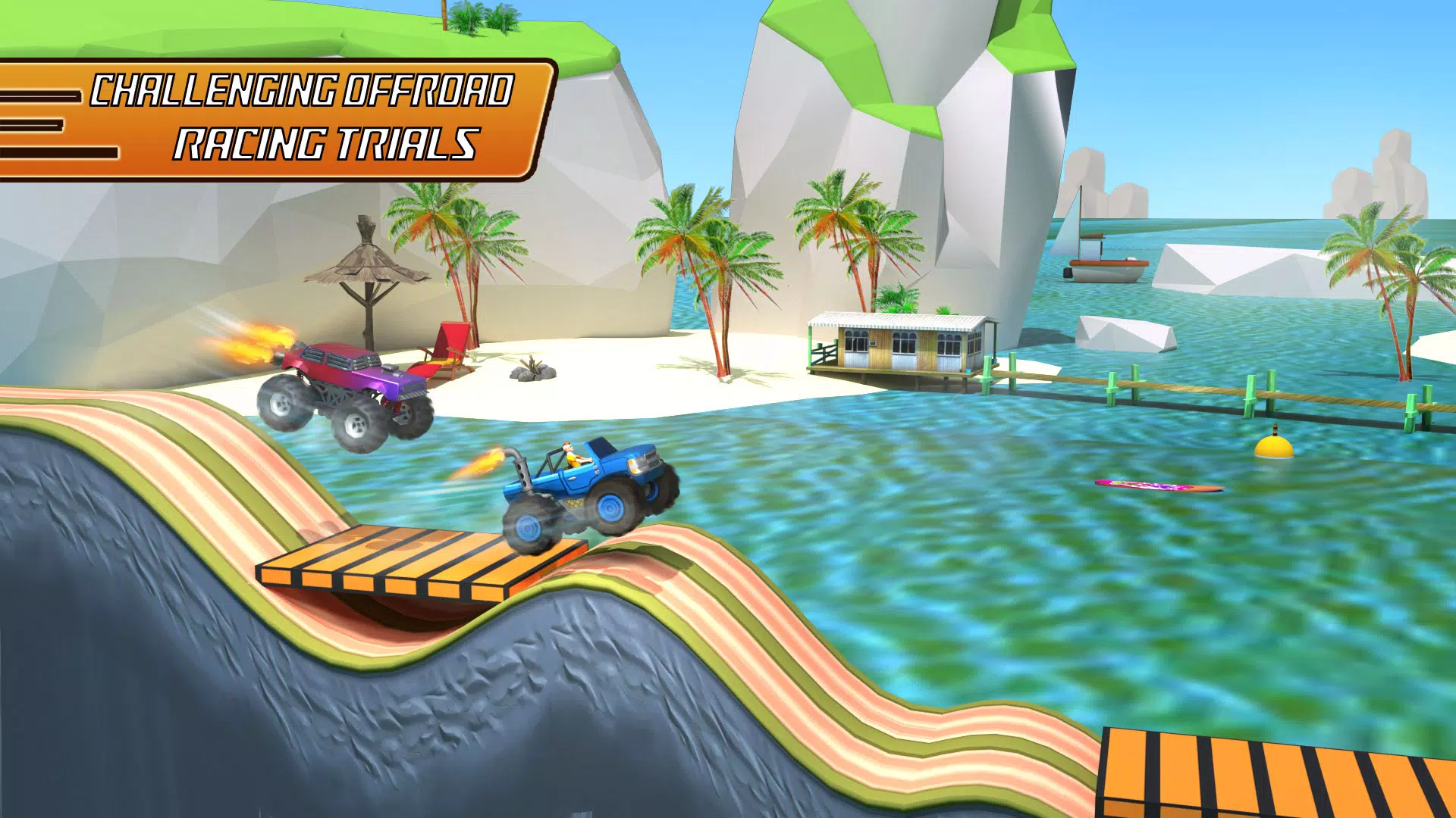 Uphill Racing - Hill Jump Game Screenshot 2