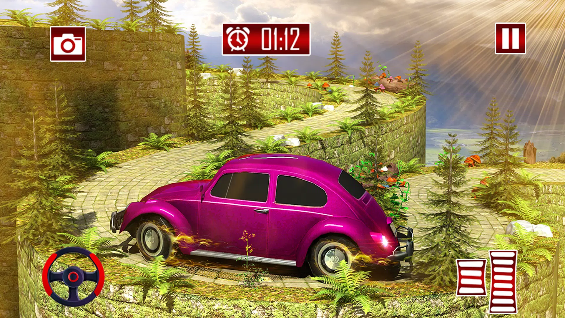 Classic Car Real Driving Games Ekran Görüntüsü 0