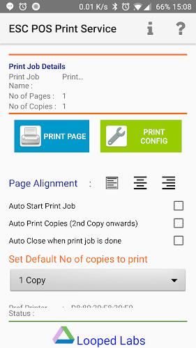 ESCPOS Bluetooth Print Service স্ক্রিনশট 2