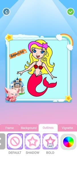 Mermaids Coloring স্ক্রিনশট 1