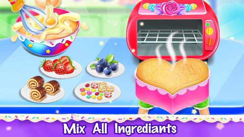 Ice cream Cake Maker Cake Game Captura de tela 3