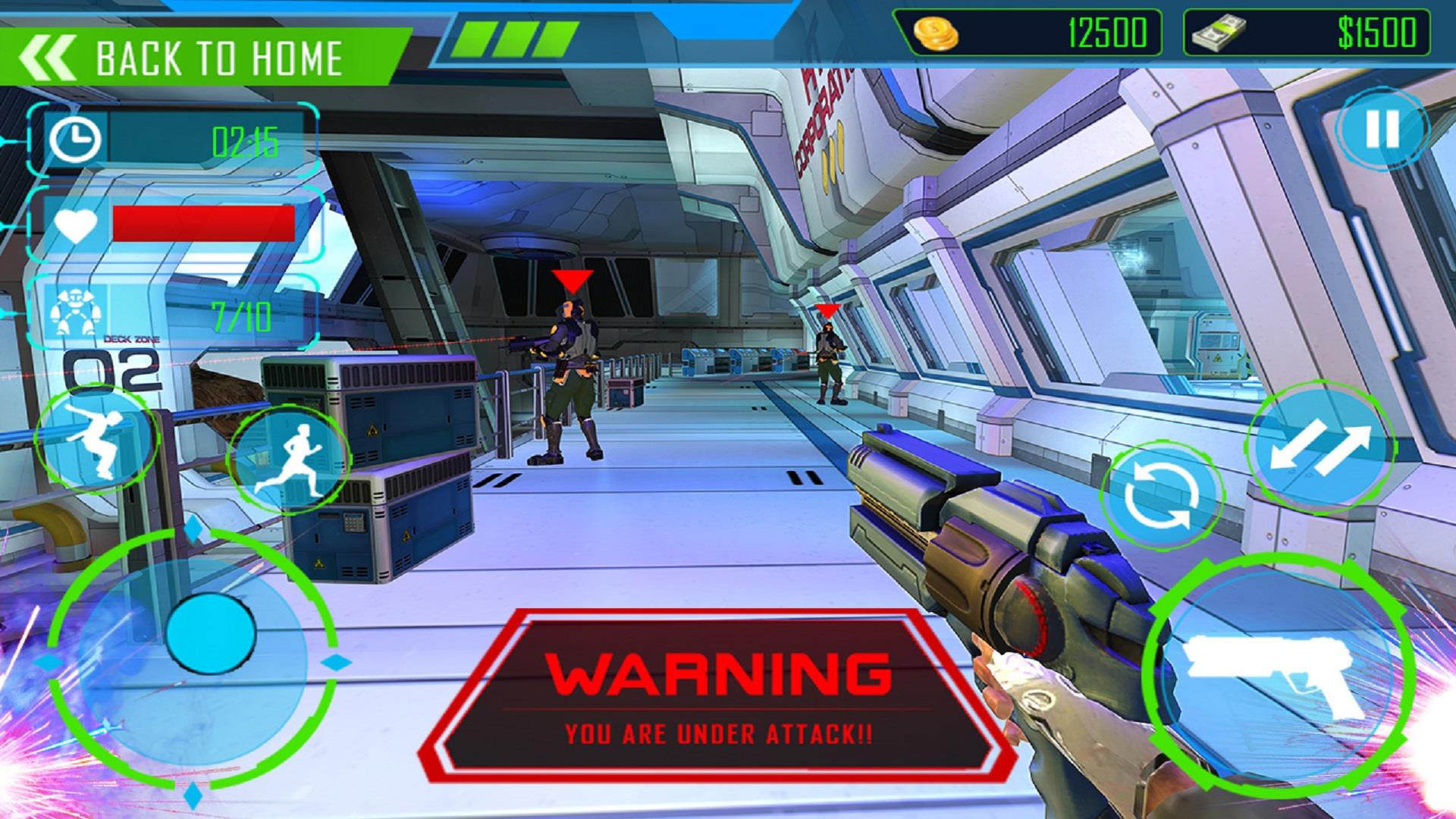 Robot Gun Shooting Games War Tangkapan skrin 3