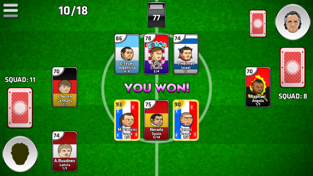 Head Soccer Cards Captura de tela 3