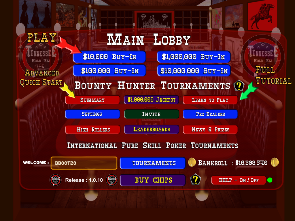 TENNESSEE HOLD 'EM - Skill Poker Tournaments Captura de tela 3