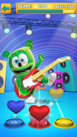 Talking Gummy Bear Kids Games Ảnh chụp màn hình 1