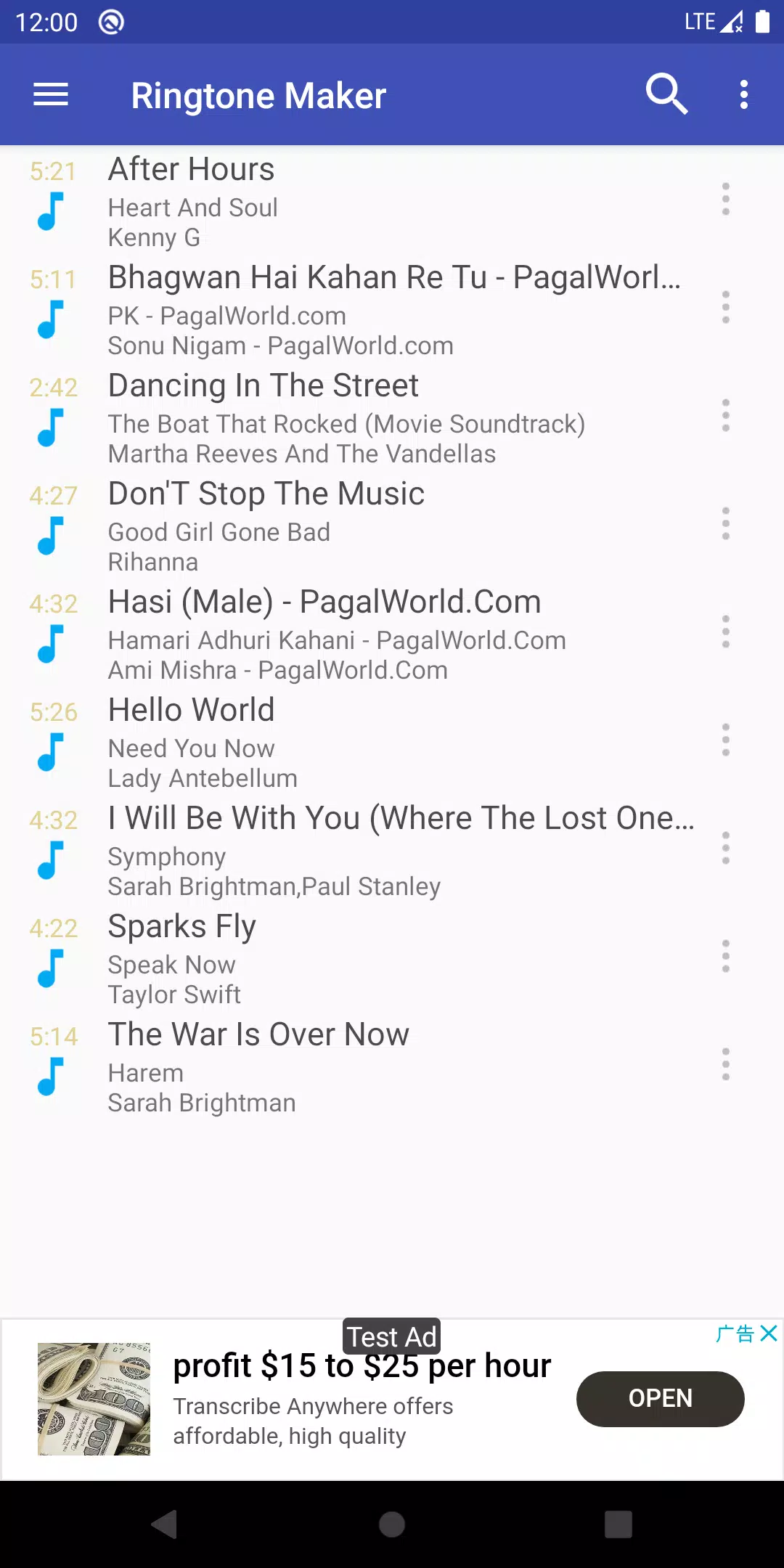 Ringtone Maker ဖန်သားပြင်ဓာတ်ပုံ 0