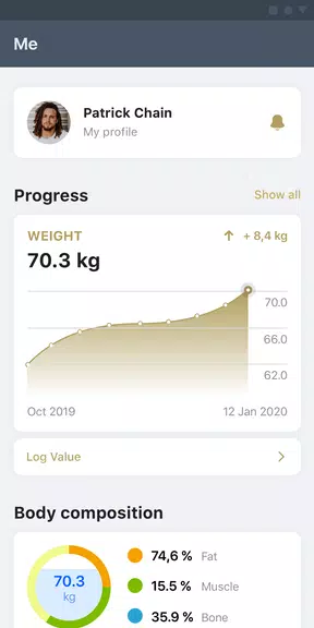 MyPersonalTrainer - FitnessApp Tangkapan skrin 2