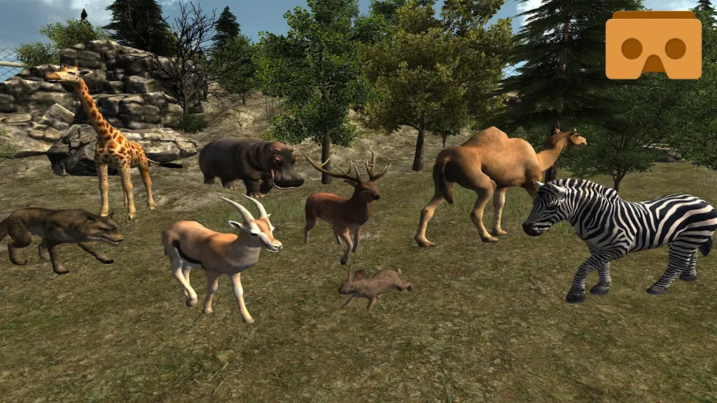 VR Virtual Zoo 3D Schermafbeelding 2