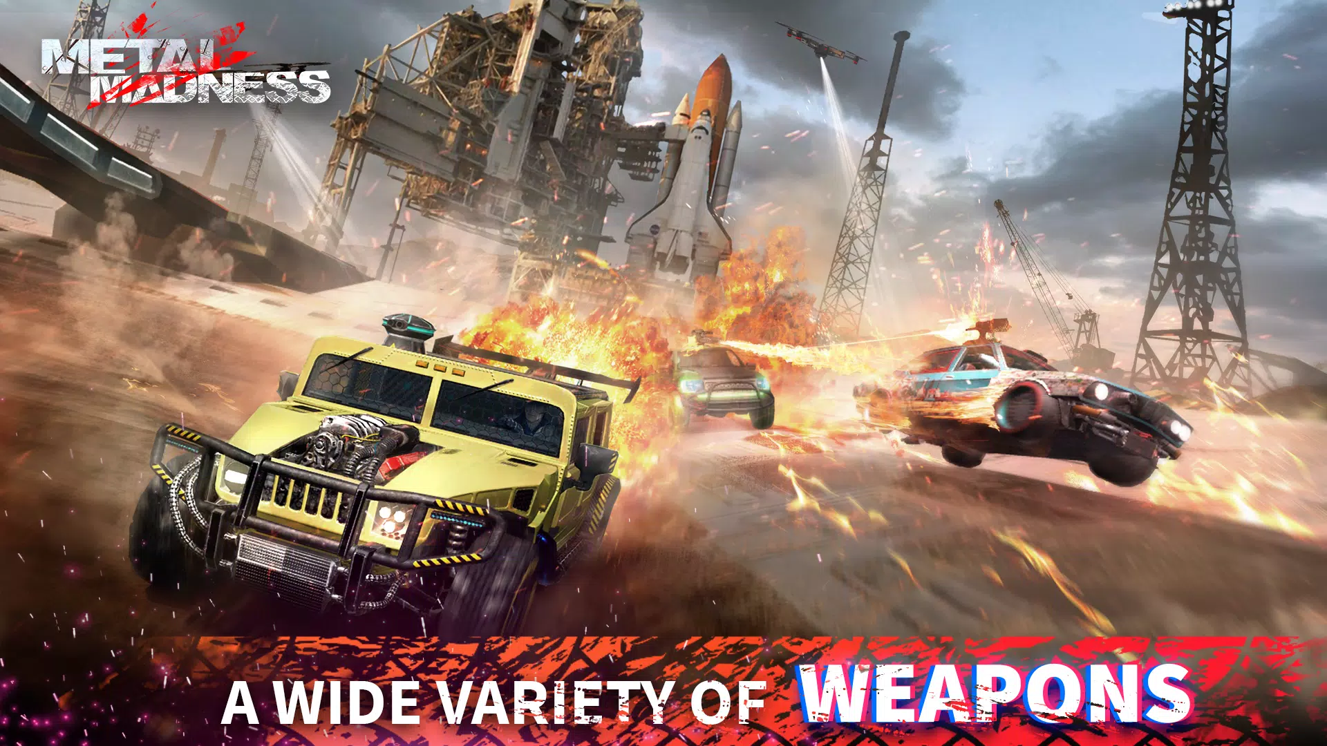 METAL MADNESS PvP: Car Shooter Ảnh chụp màn hình 0