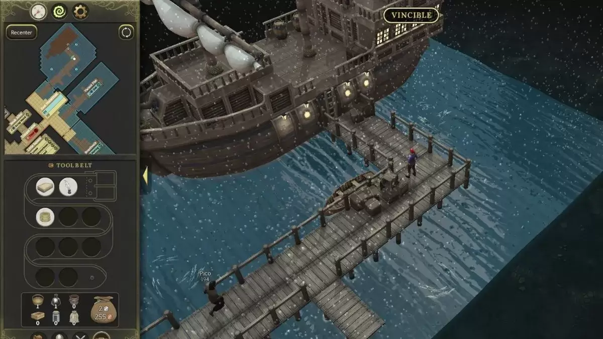 Captain Shirker's ship location