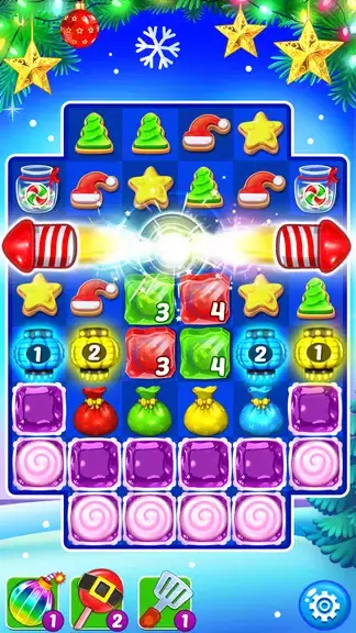 Christmas Cookie: Match 3 Game Tangkapan skrin 3