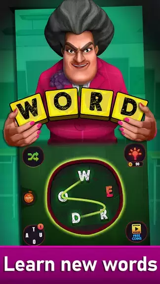 Scary Teacher : Word Games 스크린샷 2