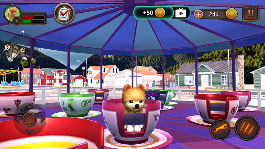 Pomeranian Dog Simulator スクリーンショット 1