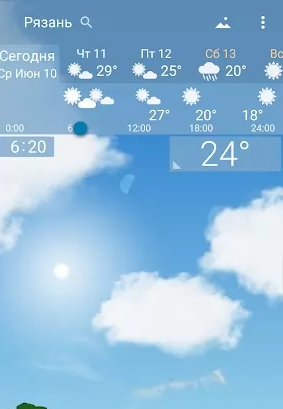 Awesome weather YoWindow live weather wallpaper スクリーンショット 1