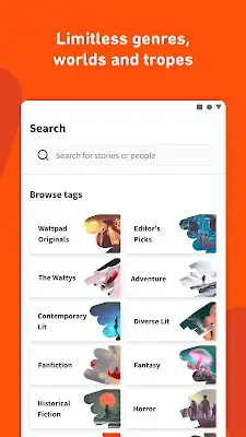 Wattpad - Read & Write Stories Schermafbeelding 1