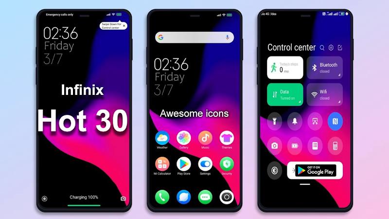 Infinix Hot 30 Launcher:Themes Captura de pantalla 3