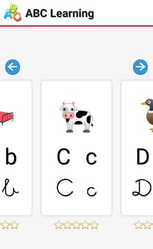 ABC Learning -English alphabet Ekran Görüntüsü 1