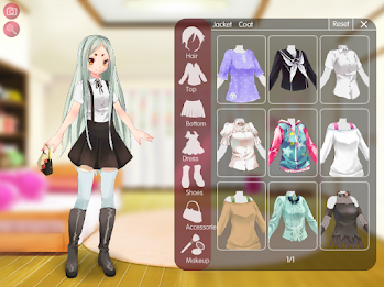 Anime Girl Creator & Dress Up Schermafbeelding 2