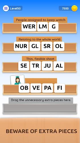 Word Jigsaw: Brain Teaser スクリーンショット 3