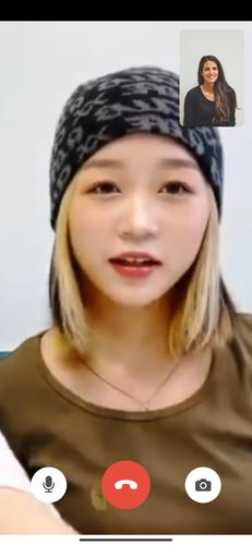 Kep1er Call - Fake Video Call 스크린샷 0