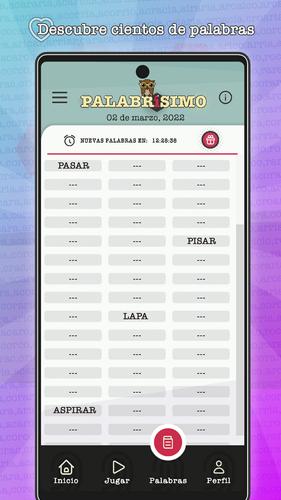 PALABRÍSIMO: busca palabras Captura de pantalla 1