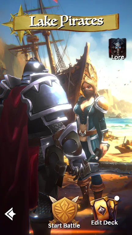 I Stand Alone: Roguelike CCG ภาพหน้าจอ 1