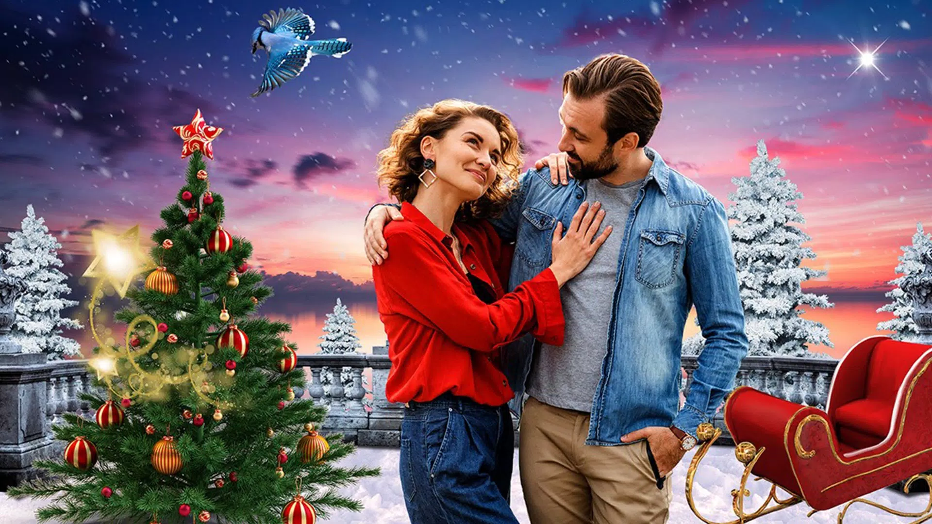 Christmas Photo Frames, Editor Capture d'écran 0