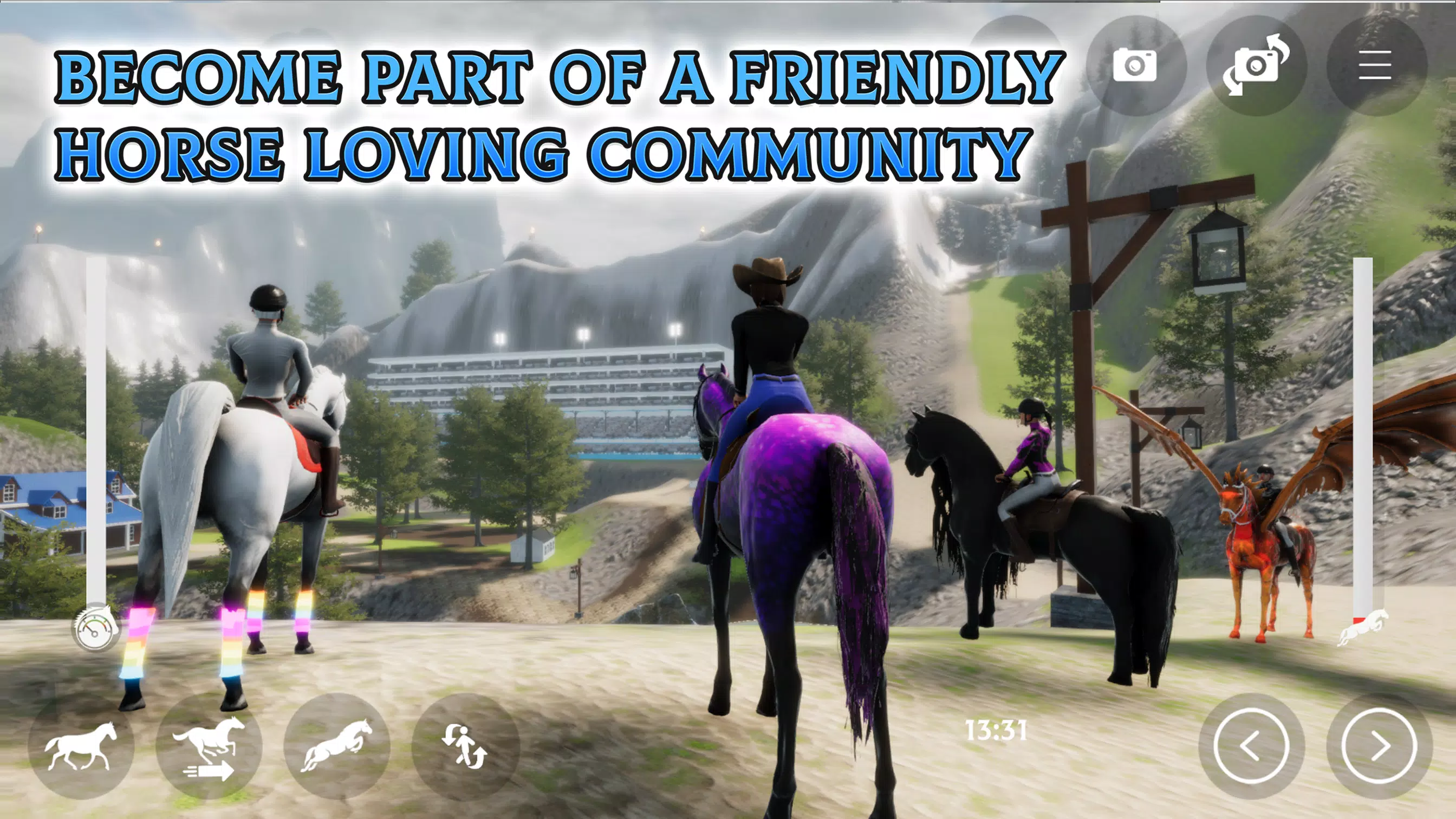 Horse Academy - Equestrian MMO Capture d'écran 3