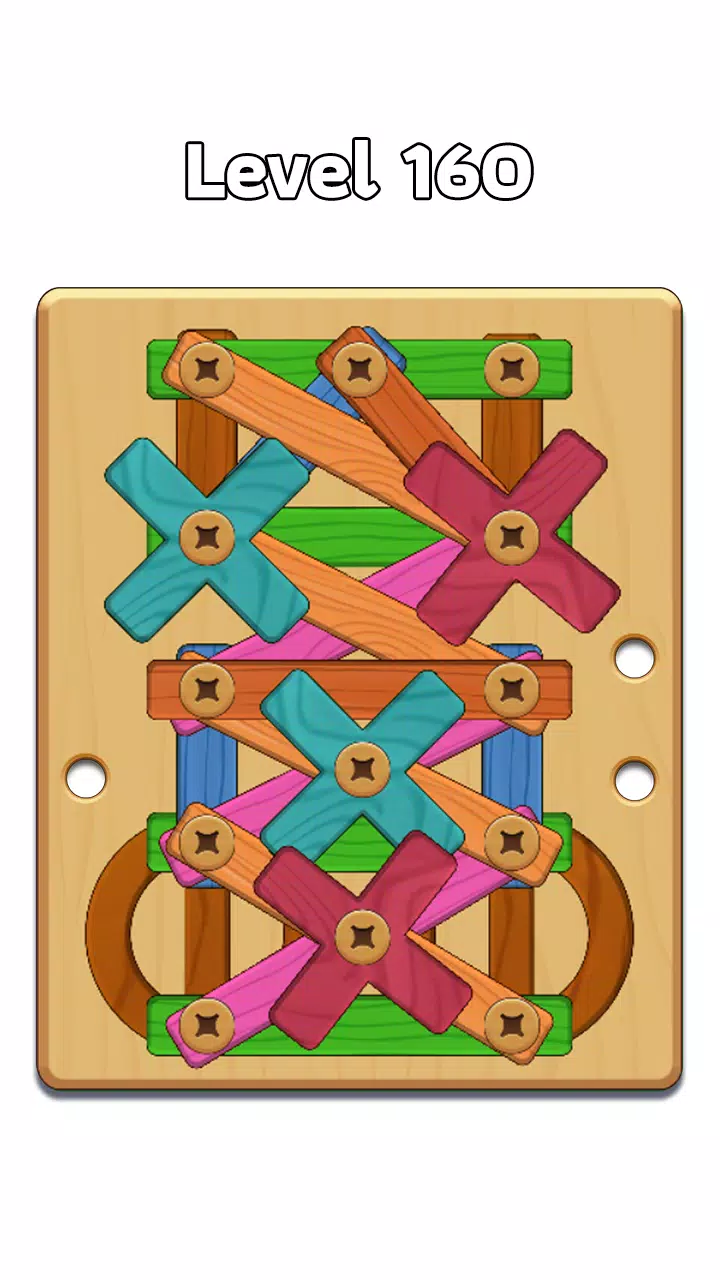 Wood Nuts & Bolt: Screw Puzzle Ekran Görüntüsü 3