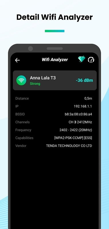 Speed Test & Wifi Analyzer Captura de tela 3