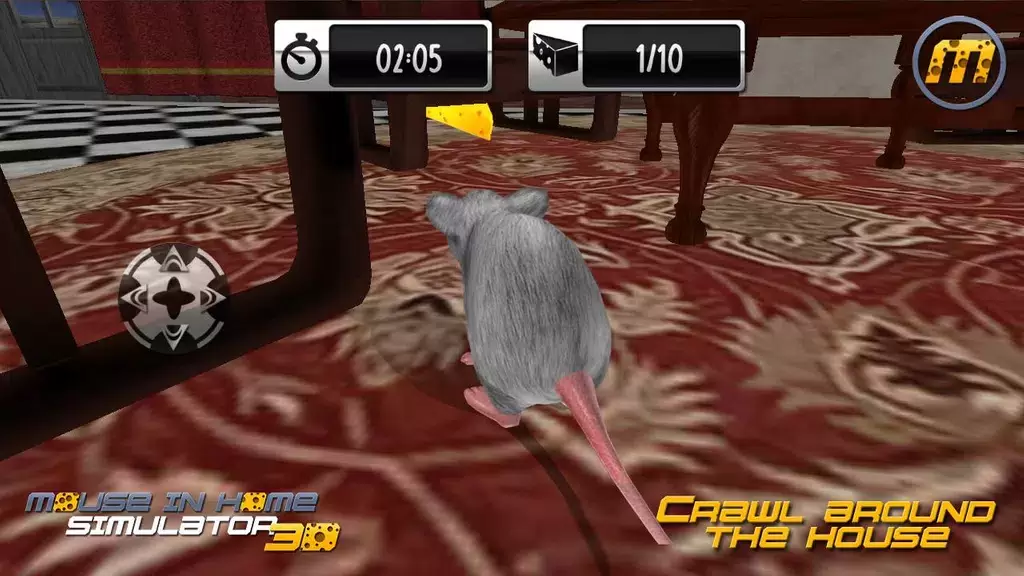 Mouse in Home Simulator 3D Tangkapan skrin 0