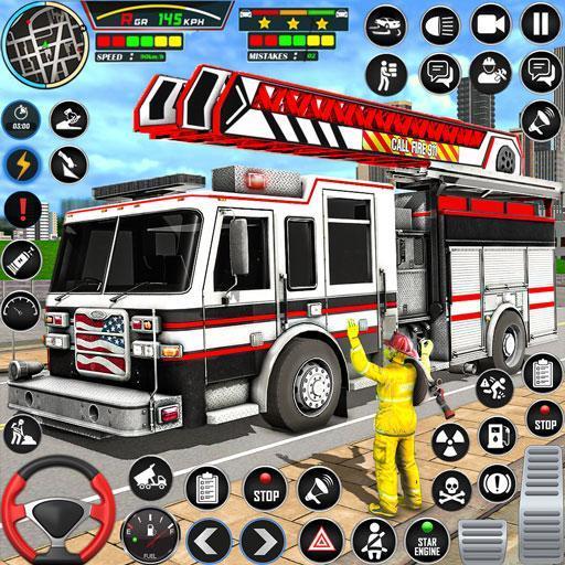 Schermata Firefighter: FireTruck Games 0