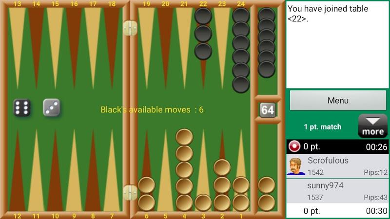 Backgammon Club স্ক্রিনশট 1