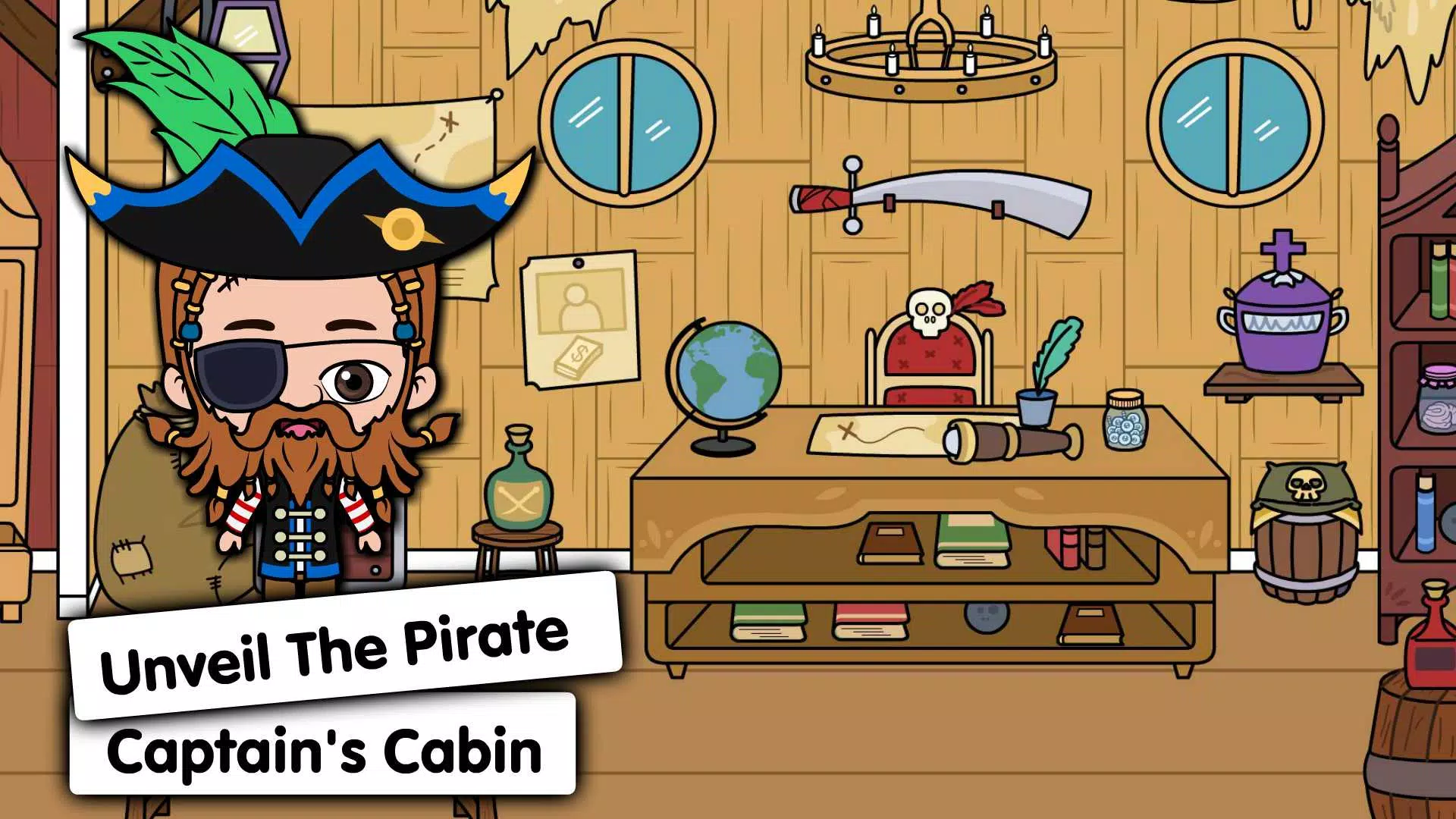 My Pirate Town: Treasure Games Screenshot 2