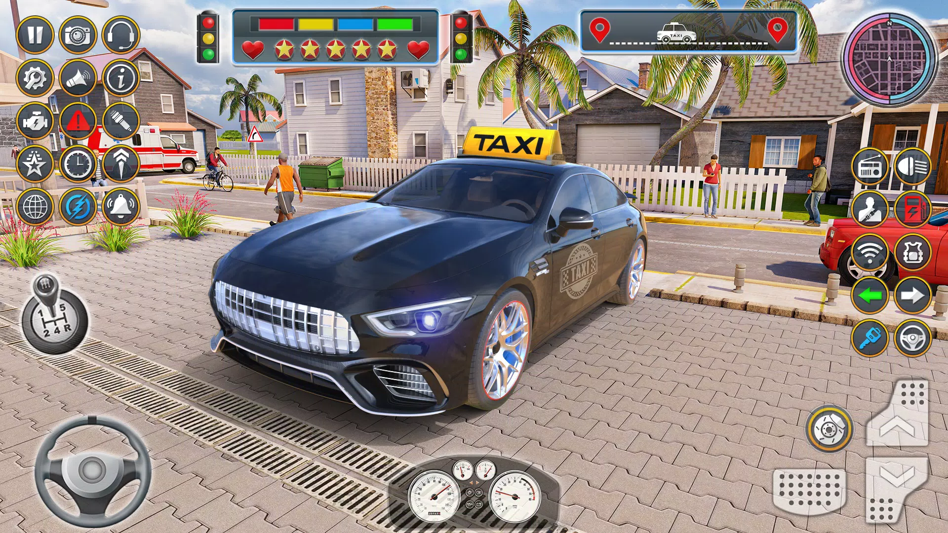 City Taxi Simulator स्क्रीनशॉट 1