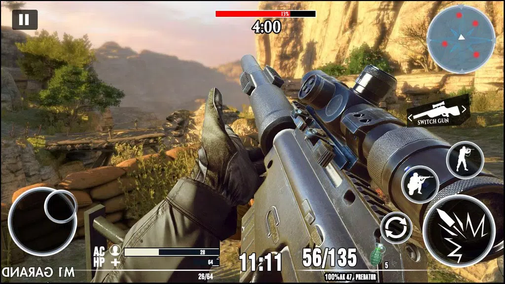 Desert Sniper 3D: Battleground Schermafbeelding 3