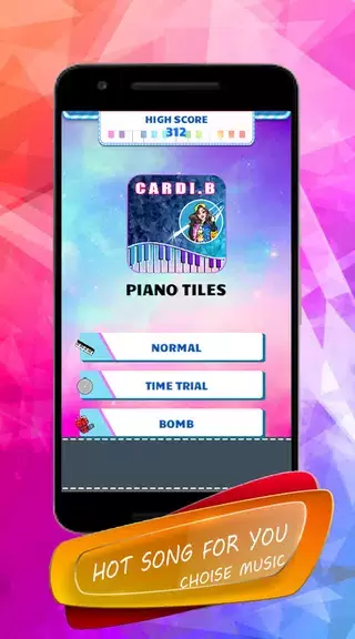 Cardi B - Piano Tiles スクリーンショット 1