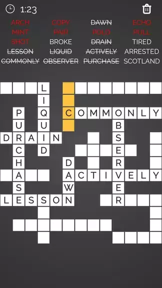 Crossword : Word Fill Captura de pantalla 1