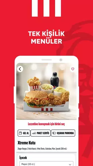 KFC Türkiye – Yemek Siparişi স্ক্রিনশট 2