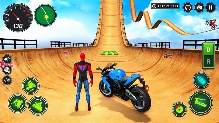 Superhero Bike Stunt Games GT Ảnh chụp màn hình 2