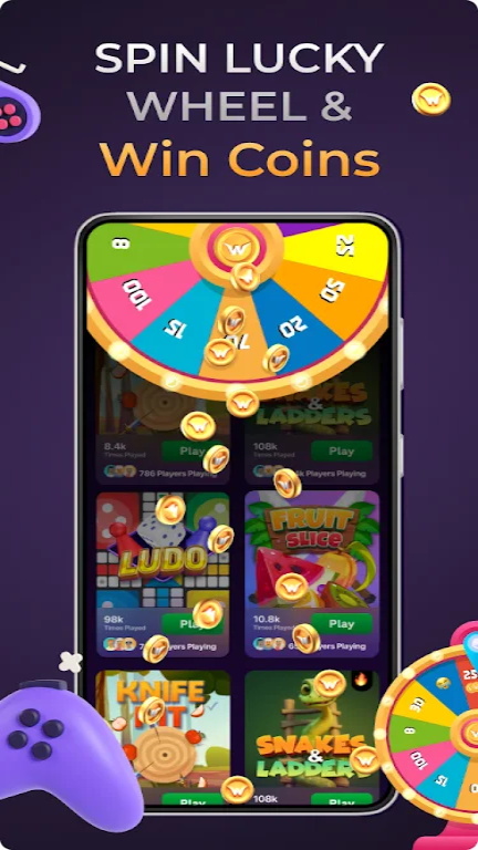 WinFree: Play & Earn WinCoins Screenshot 0